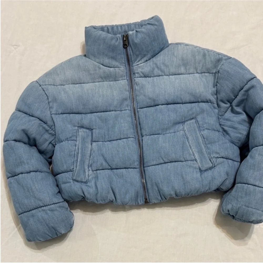 GAP Light Blue Kids Puffer Coat